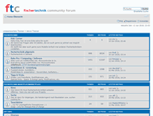 Tablet Screenshot of forum.ftcommunity.de